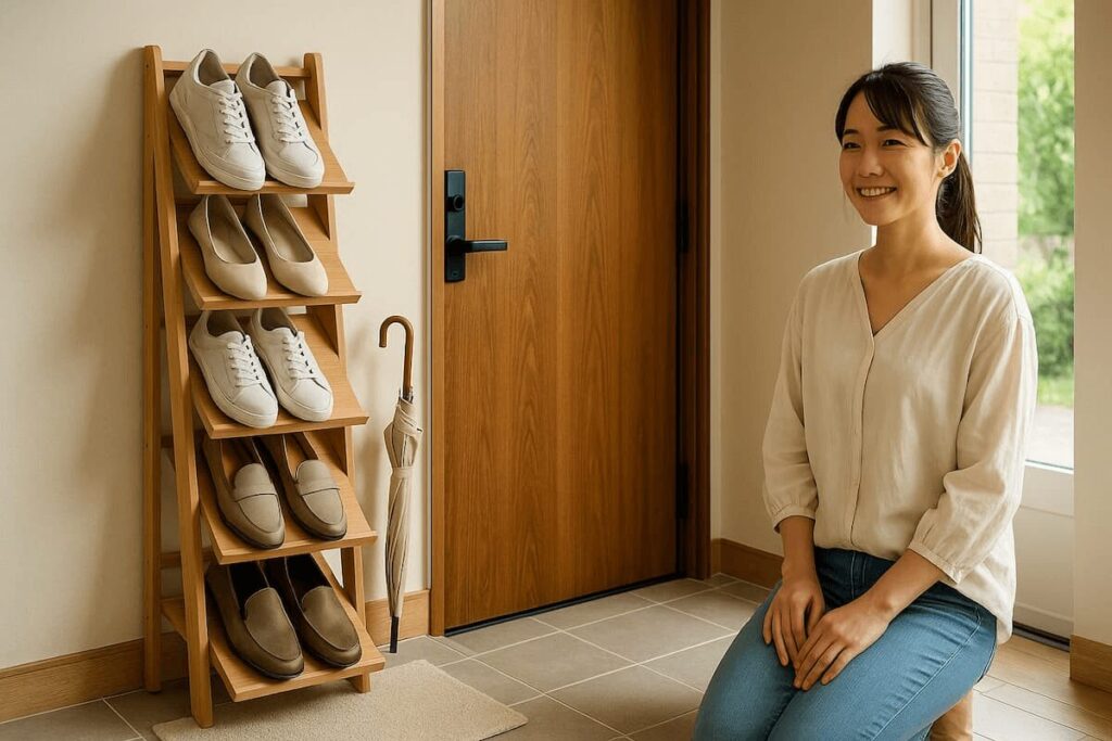 スリム収納で玄関が広くなる秘訣
