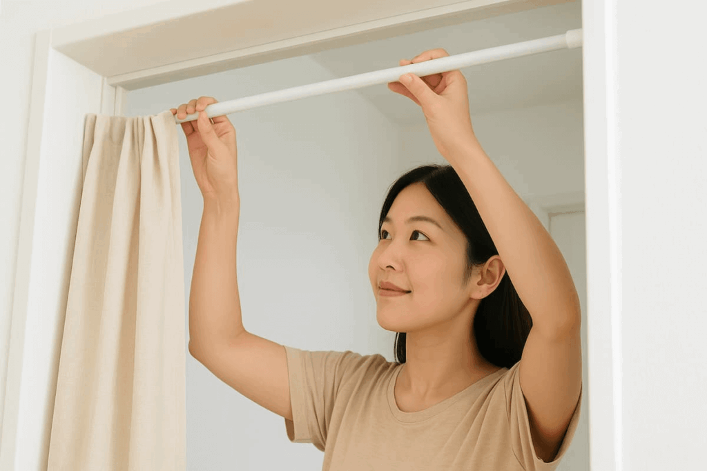 初心者でもできるカーテン取付法