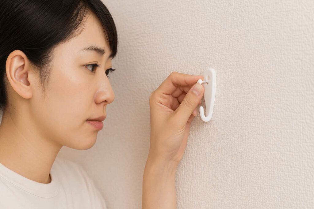 ピンで取り付ける方法と注意点