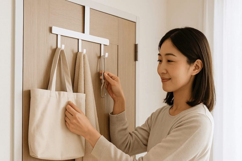 無印良品のドアフック活用法