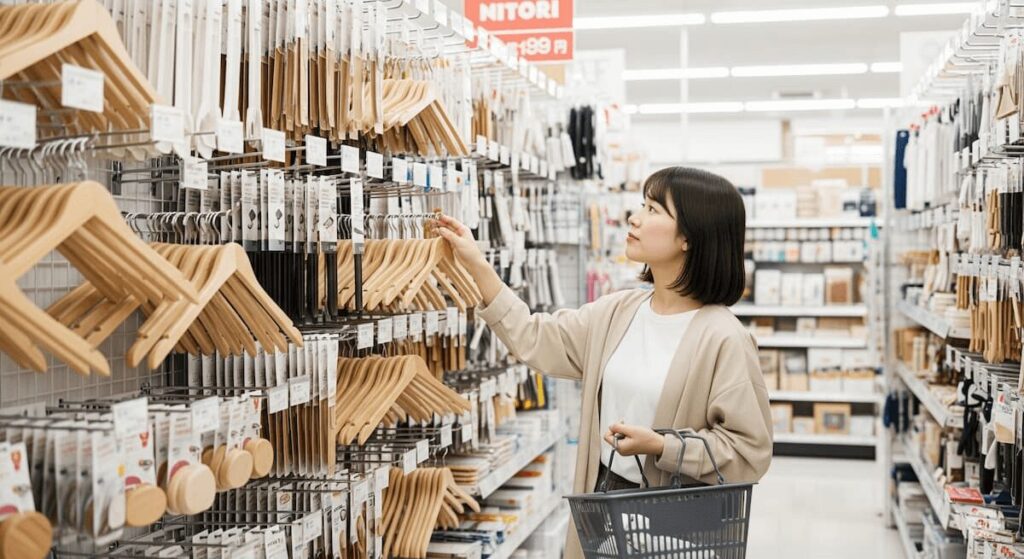 品揃え豊富なニトリのハンガー