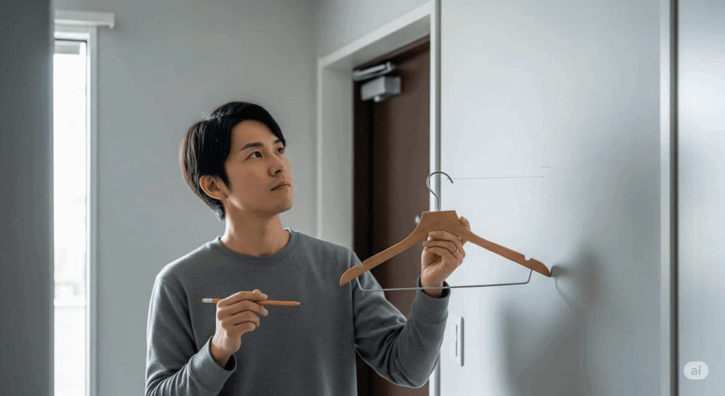 ウォールハンガーを玄関へ取り付ける際の注意点