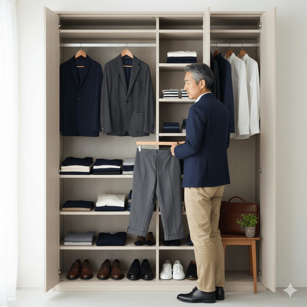 ワードローブの揃え方：40代向け